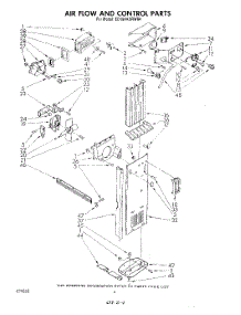 03 - Airflow And Control parts for Whirlpool Refrigerator ED19AKXRWR4 from AppliancePartsPros.com