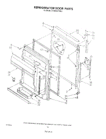 07 - Refrigerator Door parts for Whirlpool Refrigerator ET20DKXTG01 from AppliancePartsPros.com