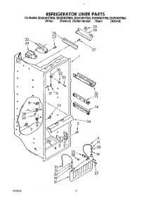 03 - Refrigerator Liner parts for Whirlpool Refrigerator ED25DWXTF00 from AppliancePartsPros.com