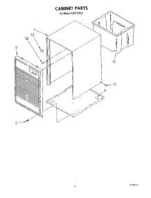 03 - Section parts for Whirlpool Dehumidifier AD0152XV1 from AppliancePartsPros.com