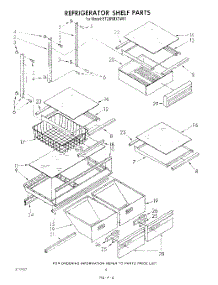 05 - Refrigerator Shelf parts for Whirlpool Refrigerator ET20RMXTF01 from AppliancePartsPros.com