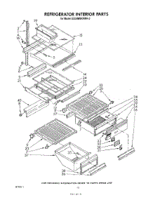 09 - Refrigerator Interior parts for Whirlpool Refrigerator ED26MMXRWR3 from AppliancePartsPros.com
