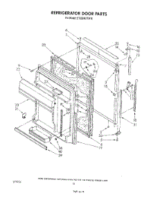 07 - Refrigerator Door parts for Whirlpool Refrigerator ET20DKXTN10 from AppliancePartsPros.com