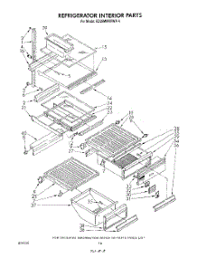 09 - Refrigerator Interior parts for Whirlpool Refrigerator ED26MMXRWR4 from AppliancePartsPros.com