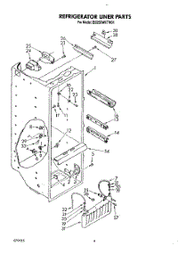 03 - Refrigerator Liner parts for Whirlpool Refrigerator ED25DWXTG01 from AppliancePartsPros.com