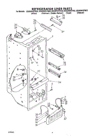 03 - Refrigerator Liner parts for Whirlpool Refrigerator ED25DWXTN02 from AppliancePartsPros.com