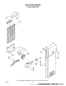 08 - Airflow parts for Whirlpool Refrigerator ED20AKXSW01 from AppliancePartsPros.com