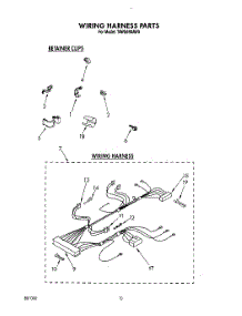 09 - Wiring Harness parts for Whirlpool Washer TAWS690AG0 from AppliancePartsPros.com