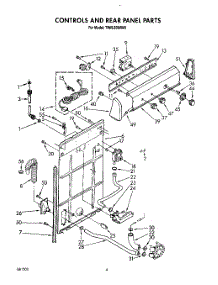 03 - Controls And Rear Panel parts for Whirlpool Washer TAWL650AG0 from AppliancePartsPros.com