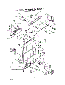 03 - Controls And Rear Panel parts for Whirlpool Washer TAWL670AG0 from AppliancePartsPros.com