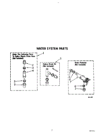 06 - Water System parts for Whirlpool Washer TAWL670AN0 from AppliancePartsPros.com