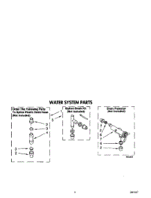 04 - Water System parts for Whirlpool Washer RAB4132AL0 from AppliancePartsPros.com