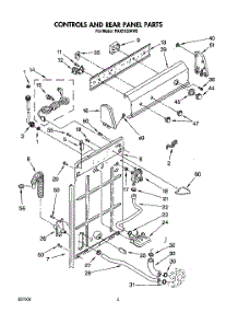 03 - Controls And Rear Panel parts for Whirlpool Washer RAX5133AL0 from AppliancePartsPros.com