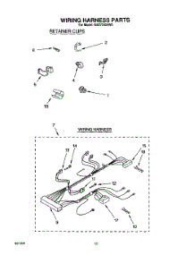 09 - Wiring Harness parts for Whirlpool Washer RAX7245AL0 from AppliancePartsPros.com