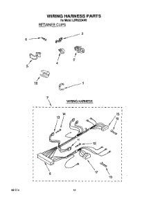 09 - Wiring Harness parts for Whirlpool Washer LSR5233AG0 from AppliancePartsPros.com