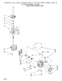 04 - Brake, Clutch, Gearcase, Motor & Pump parts for Whirlpool Washer LSR6132EQ1 from AppliancePartsPros.com