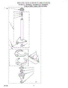 07 - Brake & Drive Tube parts for Whirlpool Washer LXR9245EQ1 from AppliancePartsPros.com