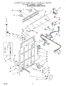 02 - Controls And Rear Panel parts for Whirlpool Washer LLR8233EZ1 from AppliancePartsPros.com