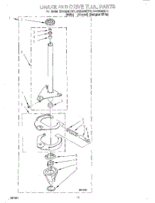 07 - Brake And Drive Tube parts for Roper Washer RAS8245EN1 from AppliancePartsPros.com