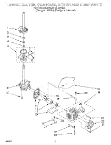 04 - Brake, Clutch, Gearcase, Motor And Pump parts for Whirlpool Washer LSL9244EZ0 from AppliancePartsPros.com