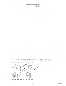 05 - Optional parts for Whirlpool Dryer 3CSP2761BW1 from AppliancePartsPros.com