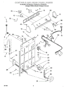 02 - Control And Rear Panel parts for Whirlpool Washer LXR7244JZ0 from AppliancePartsPros.com
