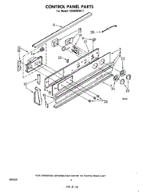 03 - Section parts for Whirlpool Range RS660BXK1 from AppliancePartsPros.com