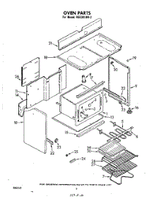 02 - Section parts for Whirlpool Oven RGE3010W2 from AppliancePartsPros.com