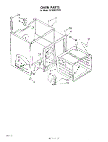 06 - Section parts for Whirlpool Range RF3600XPW0 from AppliancePartsPros.com