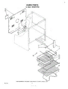 05 - Oven parts for Whirlpool Range RM988PXPW0 from AppliancePartsPros.com