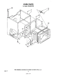 06 - Section parts for Whirlpool Range RF3365XPW0 from AppliancePartsPros.com