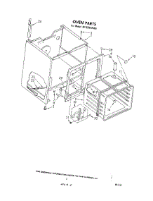 05 - Oven parts for Whirlpool Range RF3020XPW0 from AppliancePartsPros.com