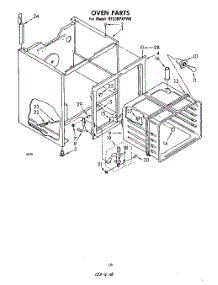 06 - Section parts for Whirlpool Range RF330PXPW0 from AppliancePartsPros.com