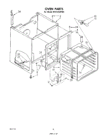 06 - Section parts for Whirlpool Range RF3165XPW0 from AppliancePartsPros.com