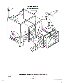 06 - Section parts for Whirlpool Range RF3120XPW0 from AppliancePartsPros.com
