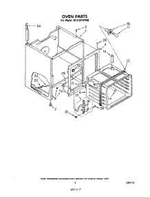 03 - Oven parts for Whirlpool Range RF310PXPW0 from AppliancePartsPros.com