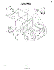 06 - Section parts for Whirlpool Range RF363PXPT0 from AppliancePartsPros.com