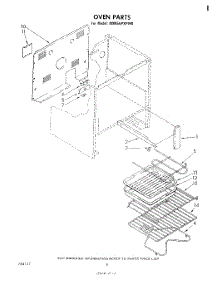 06 - Section parts for Whirlpool Range RM955PXPW0 from AppliancePartsPros.com
