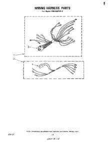 11 - Wiring Harness parts for Whirlpool Oven RM288PXP0 from AppliancePartsPros.com