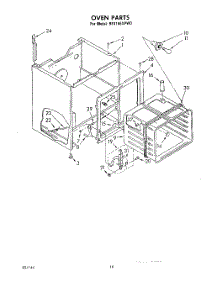 06 - Section parts for Whirlpool Range RF316EXPW0 from AppliancePartsPros.com