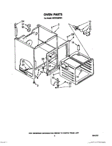 04 - Lit / Optional, Oven parts for Whirlpool Range RF3750XPW1 from AppliancePartsPros.com