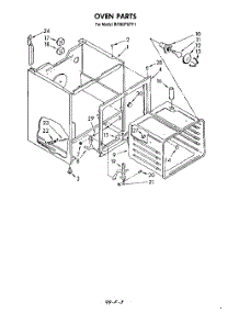 06 - Section parts for Whirlpool Range RF363PXPT1 from AppliancePartsPros.com