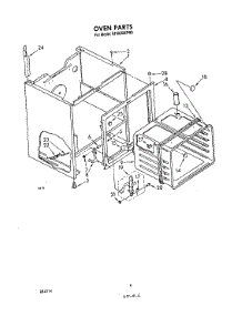 05 - Section parts for Whirlpool Range RF303BXPW0 from AppliancePartsPros.com