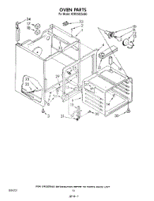 06 - Section parts for Kitchenaid Range KERS505SWB0 from AppliancePartsPros.com