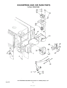 07 - Magnetron And Airflow parts for Whirlpool Range RM988PXSW0 from AppliancePartsPros.com