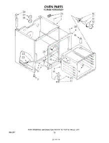 06 - Section parts for Kitchenaid Range KERS502SWB1 from AppliancePartsPros.com