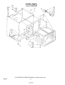 06 - Section parts for Kitchenaid Range KERS500SWB1 from AppliancePartsPros.com