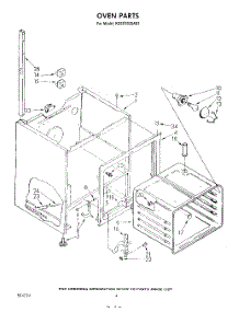 03 - Oven parts for Kitchenaid Range KEES702SWB1 from AppliancePartsPros.com