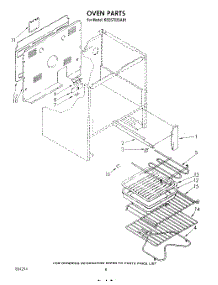 05 - Oven parts for Kitchenaid Range KEES702SWB1 from AppliancePartsPros.com