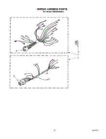 10 - Wiring Harness parts for Kitchenaid Oven KEMI300SBL1 from AppliancePartsPros.com